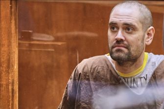 Nick Reiner appearing in a courtroom, facing charges of murdering his parents.