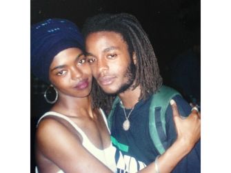 A nostalgic photo of Lauryn Hill and John Forté, reflecting their close friendship in the 1990s.