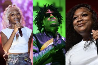 A performance featuring Pluto, YoungBoy Never Broke Again, and YKNiece during the Atlanta stop of the "Make America Slime Again" tour.