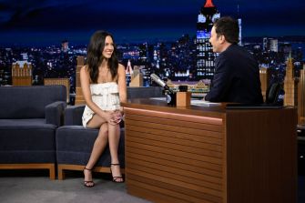 Olivia Rodrigo appears on The Tonight Show Starring Jimmy Fallon, discussing her upcoming album and its inspiration from Sex and the City.