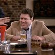 George Wendt as Norm at Cheers bar. George Wendt as Norm at Cheers bar.