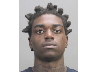 Mugshot of Kodak Black after turning himself in to authorities on drug trafficking charges in Florida.
